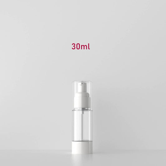 Clear Airless PUMP Bottle - 30ml / 1oz (Reusable)