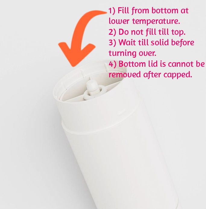 Large Round Deodorant Tube (Opaque) - 65g