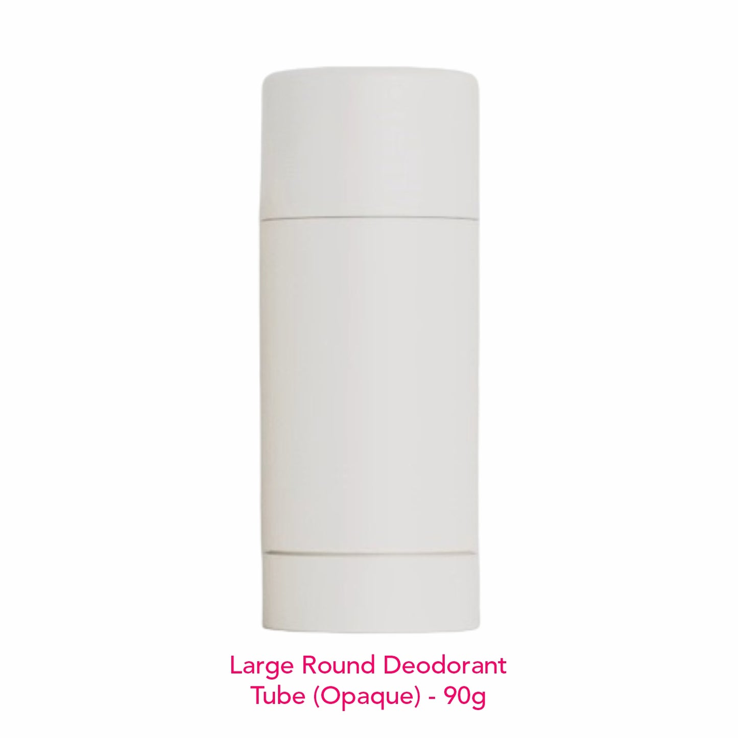 Large Round Deodorant Tube (Opaque) - 90g