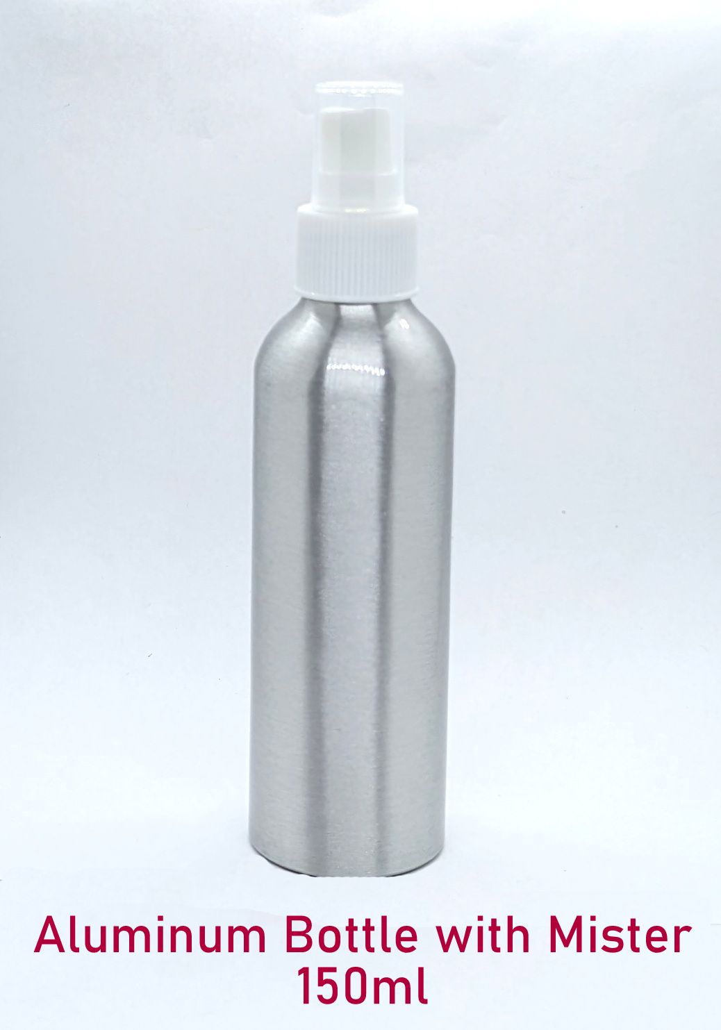 Aluminum Bottle with White Mister - 150ml