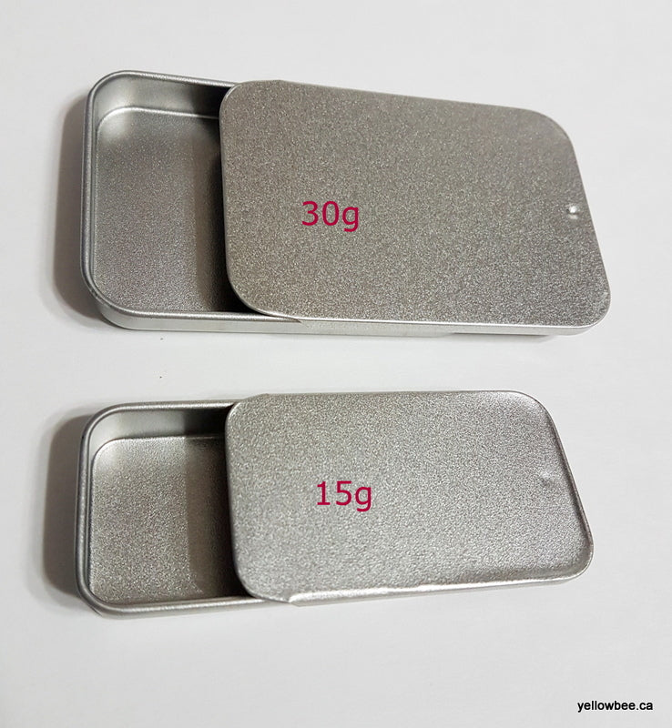 Square Metal Tin - 15g / 0.5oz