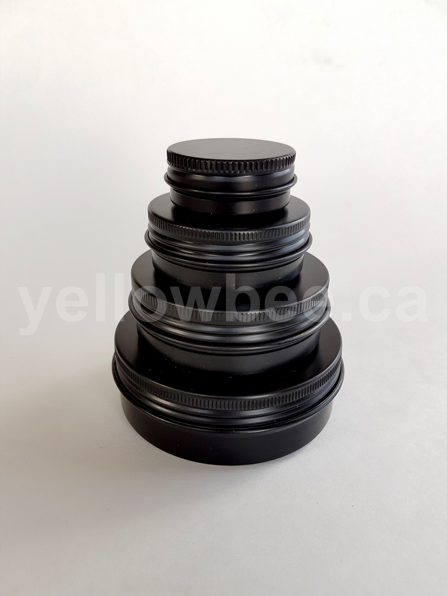 Metal Tin (Matte Black) with Screw Lid - 30g / 1.06oz