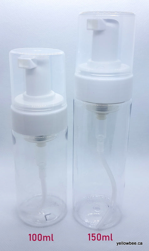 Clear Foamer Bottle - PET - 100ml / 3.38oz