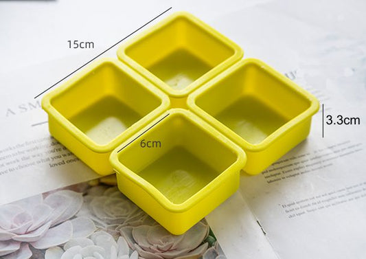 Soap Mould - 4 Cavity Square - SM-027