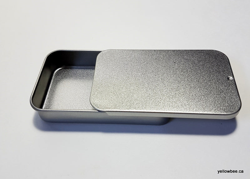 Square Metal Tin - 30g / 1oz (Narrower and Taller)