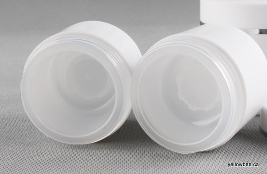 Double Wall Plastic Jar with Silver Trim - 100g