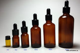 New Essential Oil Glass Bottle - Amber - 50ml / 1.69oz