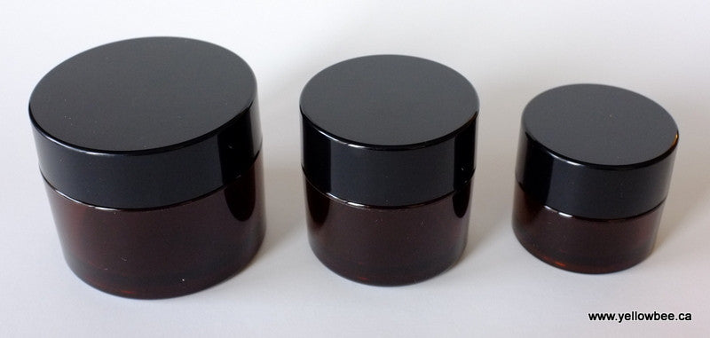 Premium Amber PET Plastic Jar - 30ml