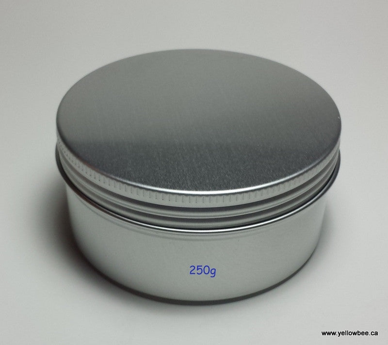 Metal Tin with Screw Lid - 250g / 8.82oz (Full Case of 200pcs)