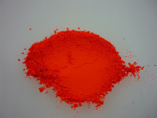 Fluorescent Neon Hot Orange Pigment