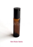 Amber Perfume Roller Bottle - 10ml / 0.34oz