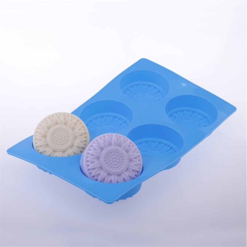 Soap Mould - 6 Cavity Daisy - SM-001