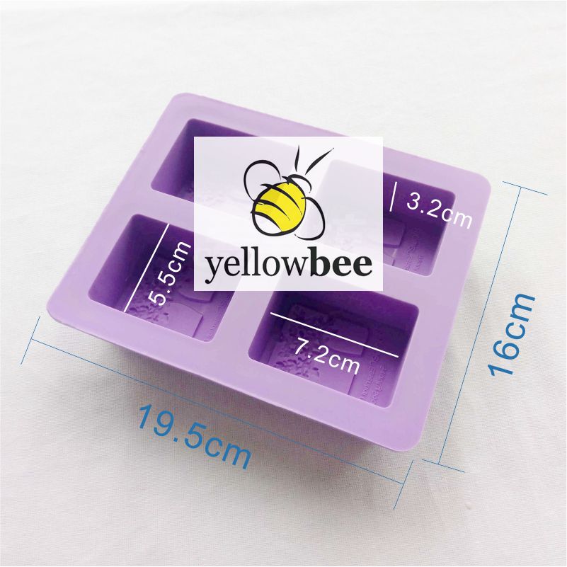 Soap Mould - 4 Cavity Tree - SM-006