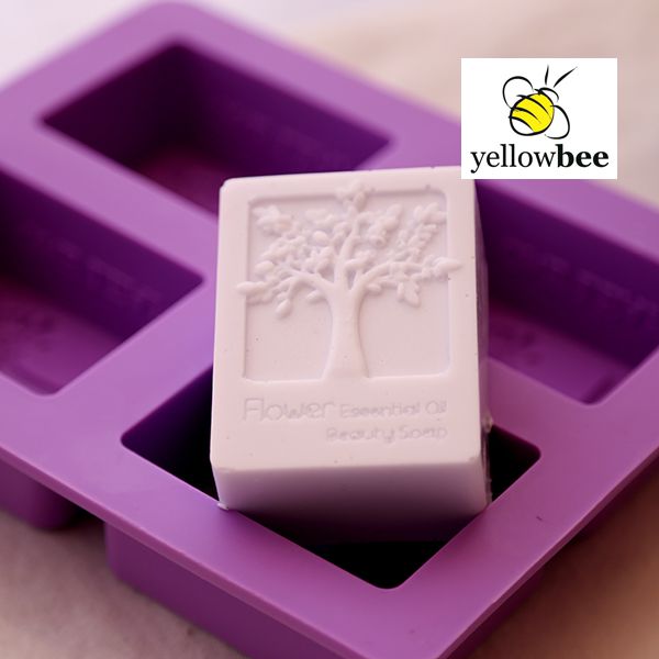 Soap Mould - 4 Cavity Tree - SM-006