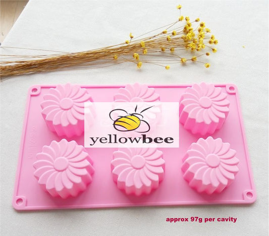 Soap Mould - 6 Cavity Windmill - SM-007