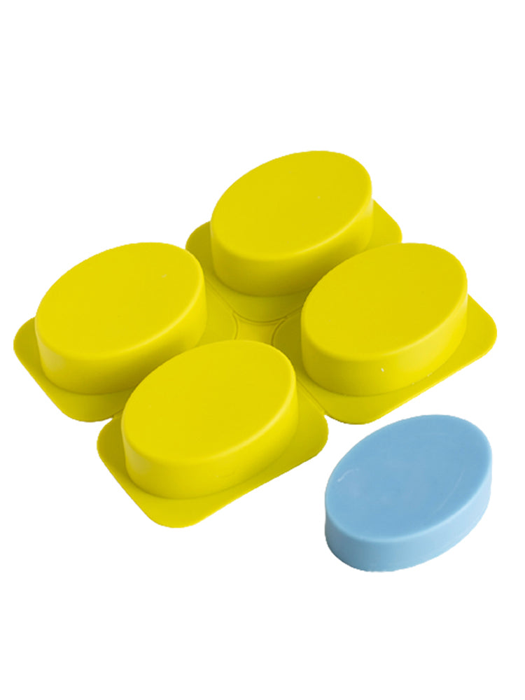 Soap Mould - 4 Cavity Oval - SM-012