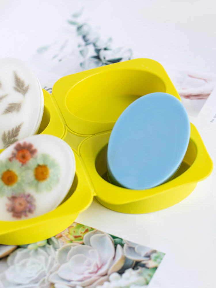 Soap Mould - 4 Cavity Oval - SM-012