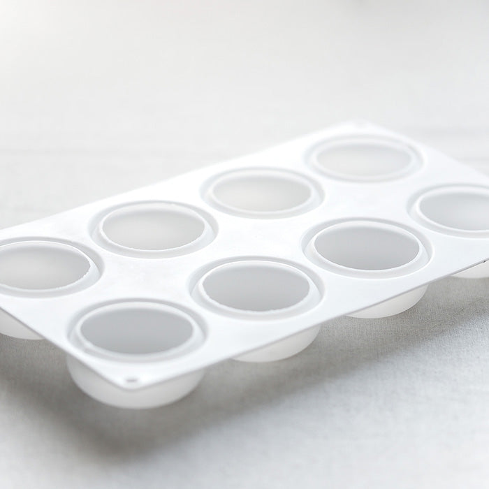 Soap Mould - 8 Cavity Rounded Cylinder Bar - SM-041