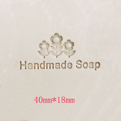 Soap Stamp - 3 Flowers Handmade - SS211