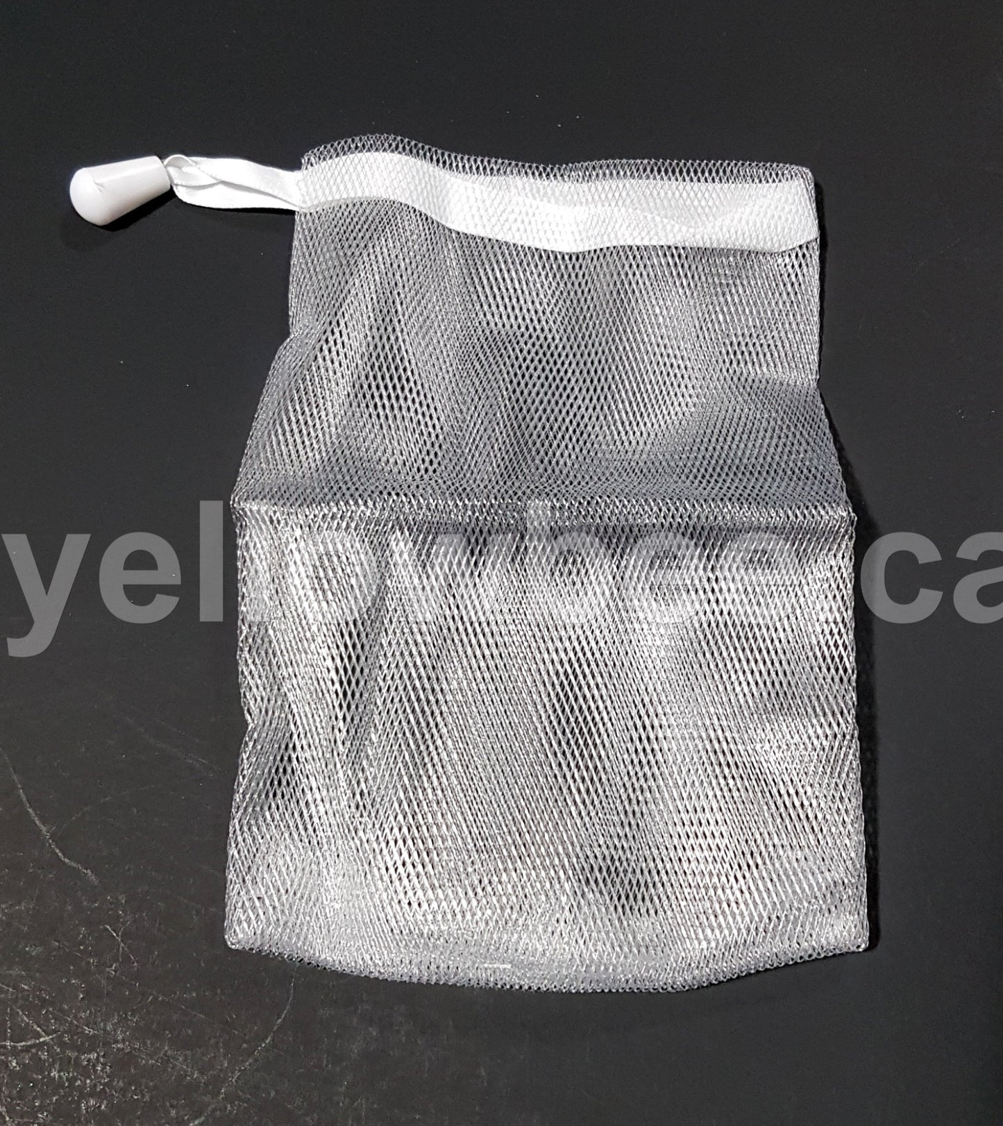 Nylon Exfoliating Soap Saver Bag - White (10 bags per pack)