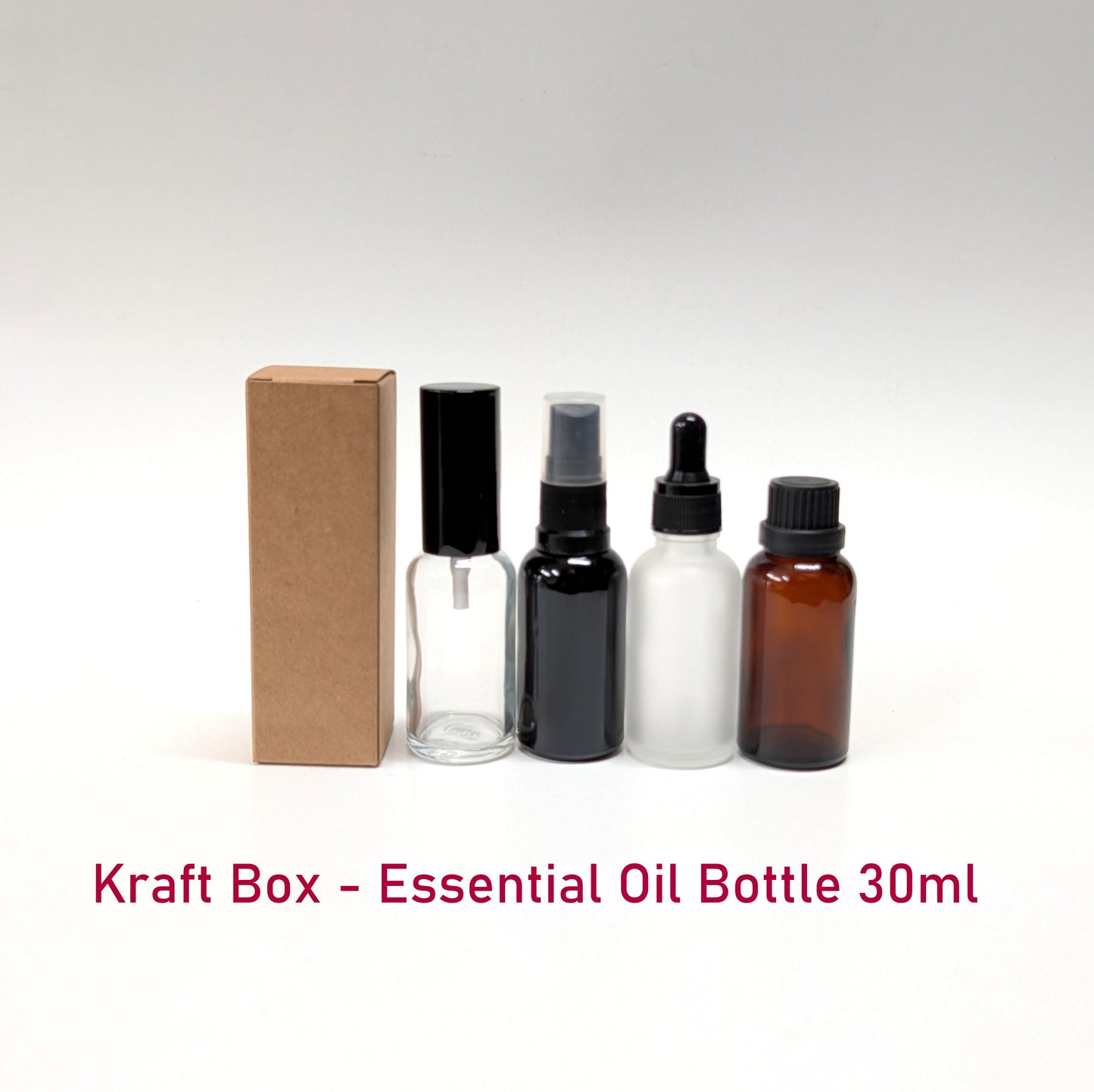 Kraft EO Glass Bottle Box - 30ml (Pack of 20pcs)