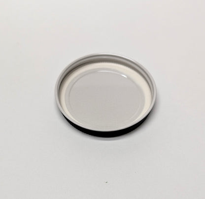 Amber Straight-Sided Glass Jars - 8 oz (Black Metal Lid) - 24pcs