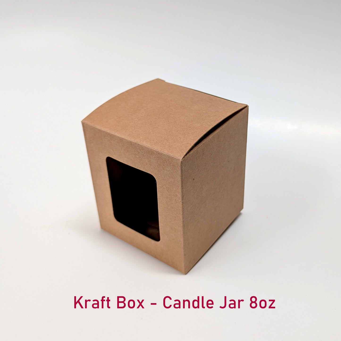 Kraft Candle Jar Box - 8oz (Pack of 20pcs)