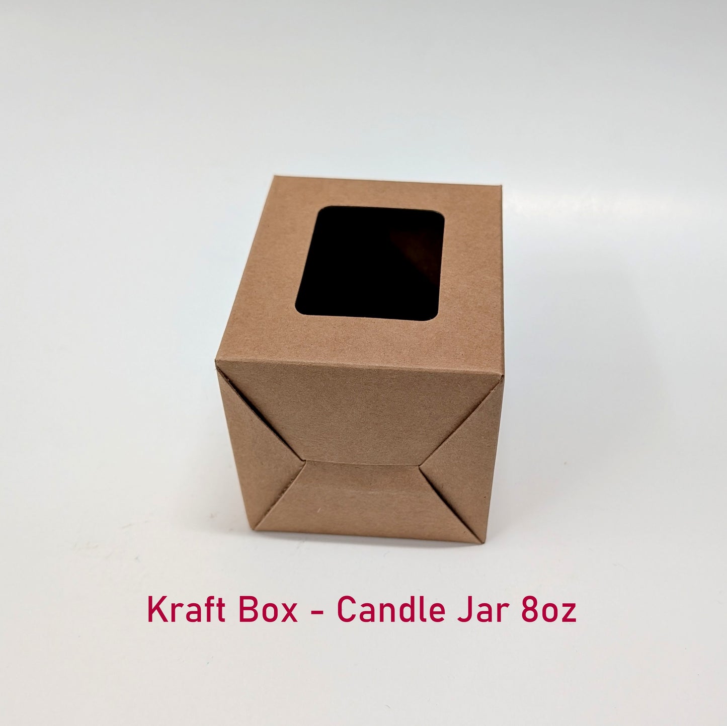 Kraft Candle Jar Box - 8oz (Pack of 20pcs)