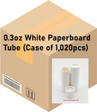 Paperboard Push Up Tube (White) - 0.3oz (Case of 1020pcs)