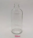 New Essential Oil Glass Bottle - Clear - 100ml / 3.34oz