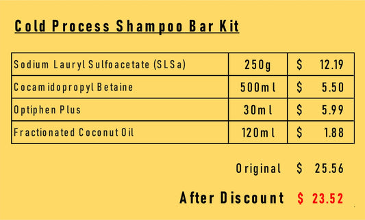 Starter Kit - Cold Process Shampoo Bar