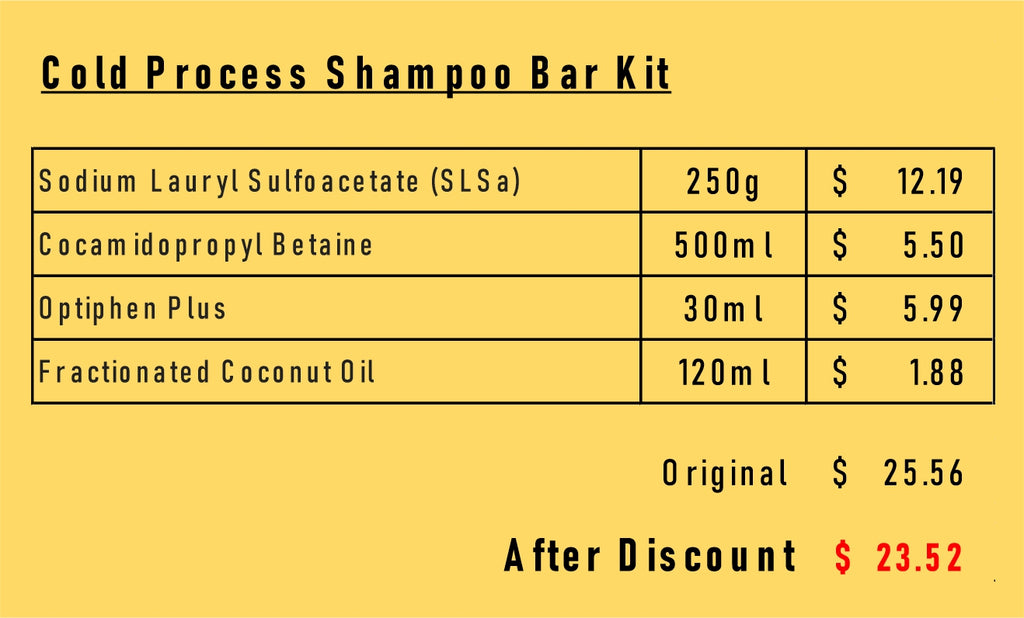 Starter Kit - Cold Process Shampoo Bar