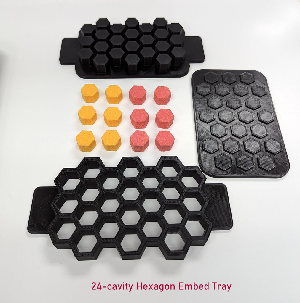 3D Printed Hexagon Embed Tray