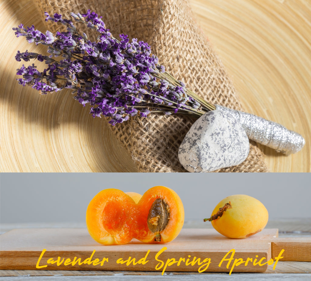 Lavender and Spring Apricot