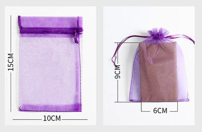 Organza Bags 10cm x 15cm (20/pack)