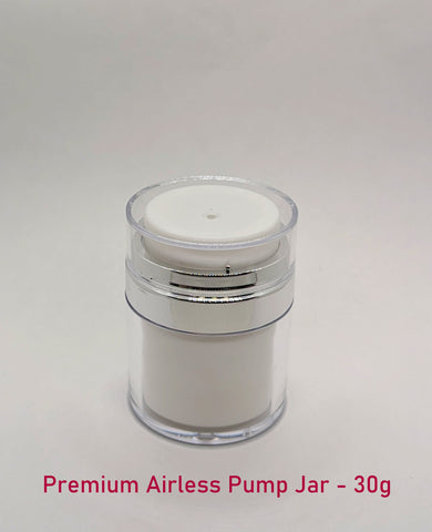 Premium Airless Pump Jar - 30g (Reusable)
