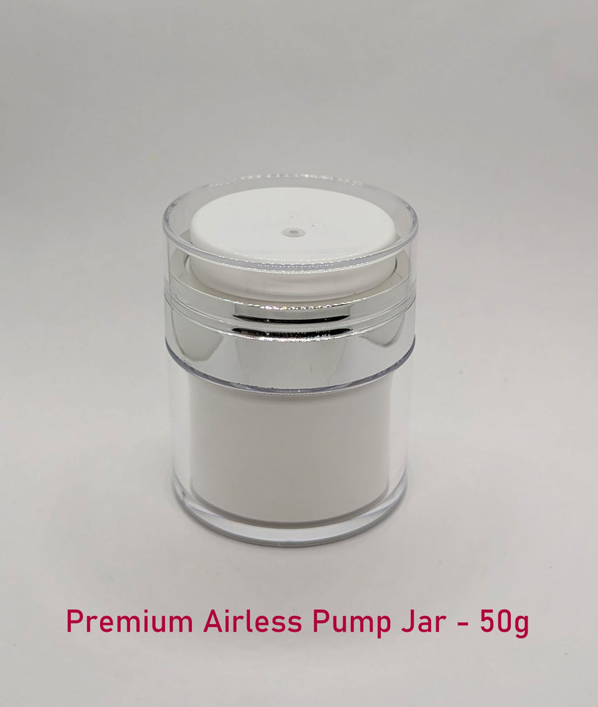 Premium Airless Pump Jar - 50g (Reusable)