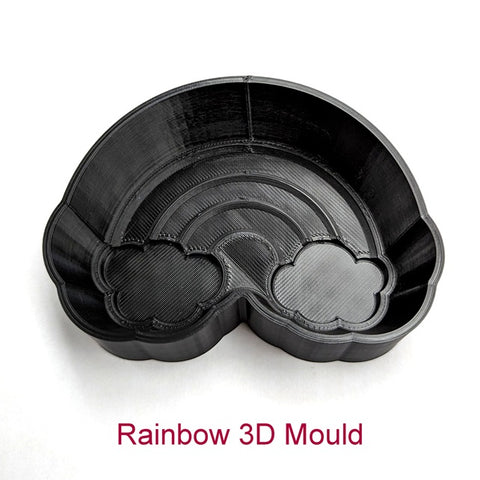 One Piece 3D Printed Mould - Rainbow