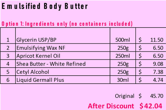 Starter Kit - Emulsified Body Butter