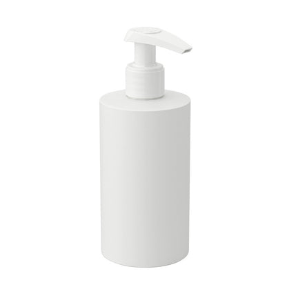 White Soft Touch Cylinder Pump Bottle - 200ml