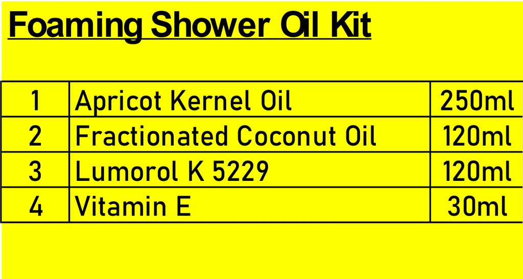 Starter Kit Foaming Shower Oil Kit YellowBee Packaging And Supplies Inc starter-kit-foaming-shower-oil-kit-yellowbee-packaging-and-supplies-inc