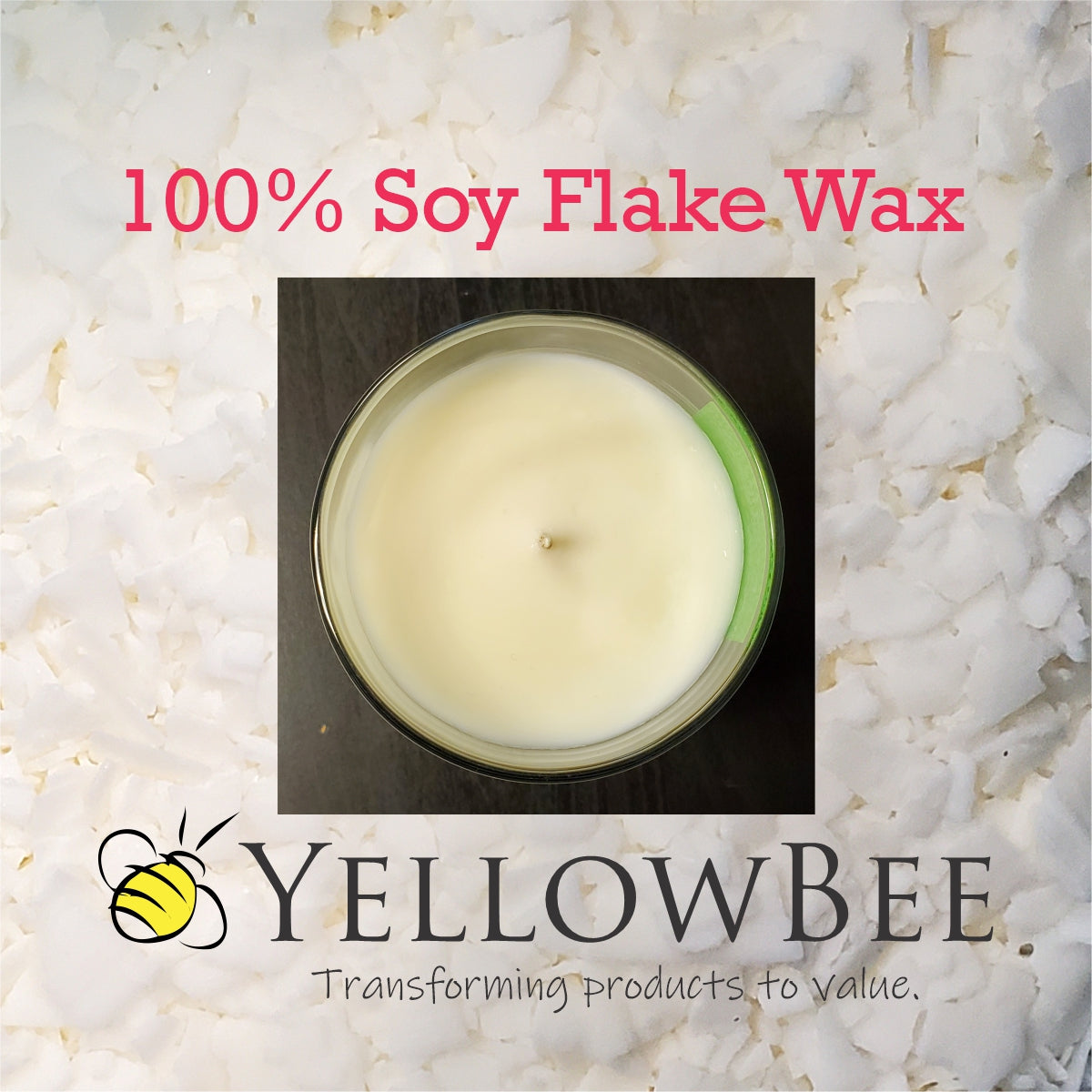 100% Soy Wax Flakes for Candle Making
