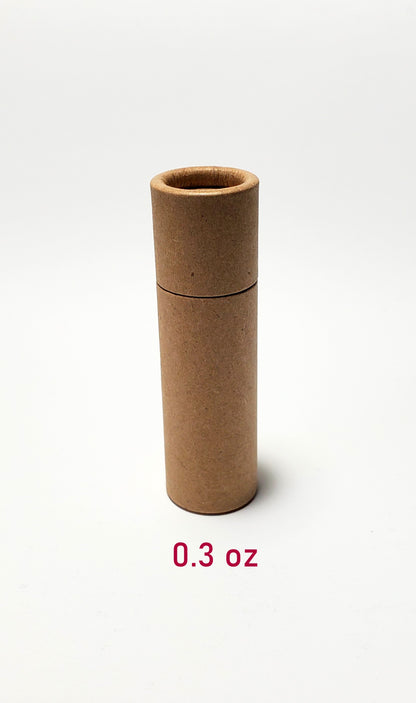 Paperboard Push Up Tube (Brown) - 0.3oz