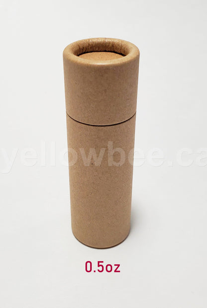 Paperboard Push Up Tube - 0.5oz