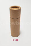 Paperboard Push Up Tube - 0.5oz