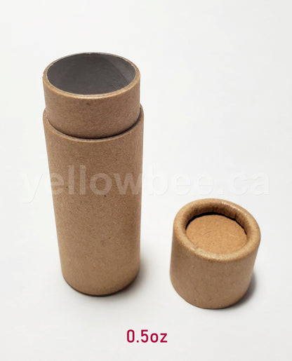 Paperboard Push Up Tube - 0.5oz