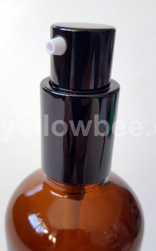 New Pump (Shiny Black Aluminum Lid) - for Essential Oil Bottle (While Stock Last)