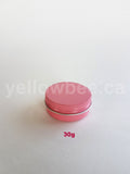 Metal Tin (Pink) with Screw Lid - 30g / 1.06oz