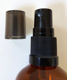 New Mister (Black Ribbed, Semi Translucent Black Cover) - for Essential Oil Bottle