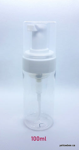 Clear Foamer Bottle - PET - 100ml / 3.38oz